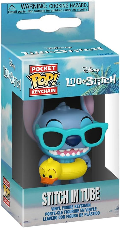 Funko Pop! Keychain: Lilo and Stitch Tuber Stitch Novelty Keyring