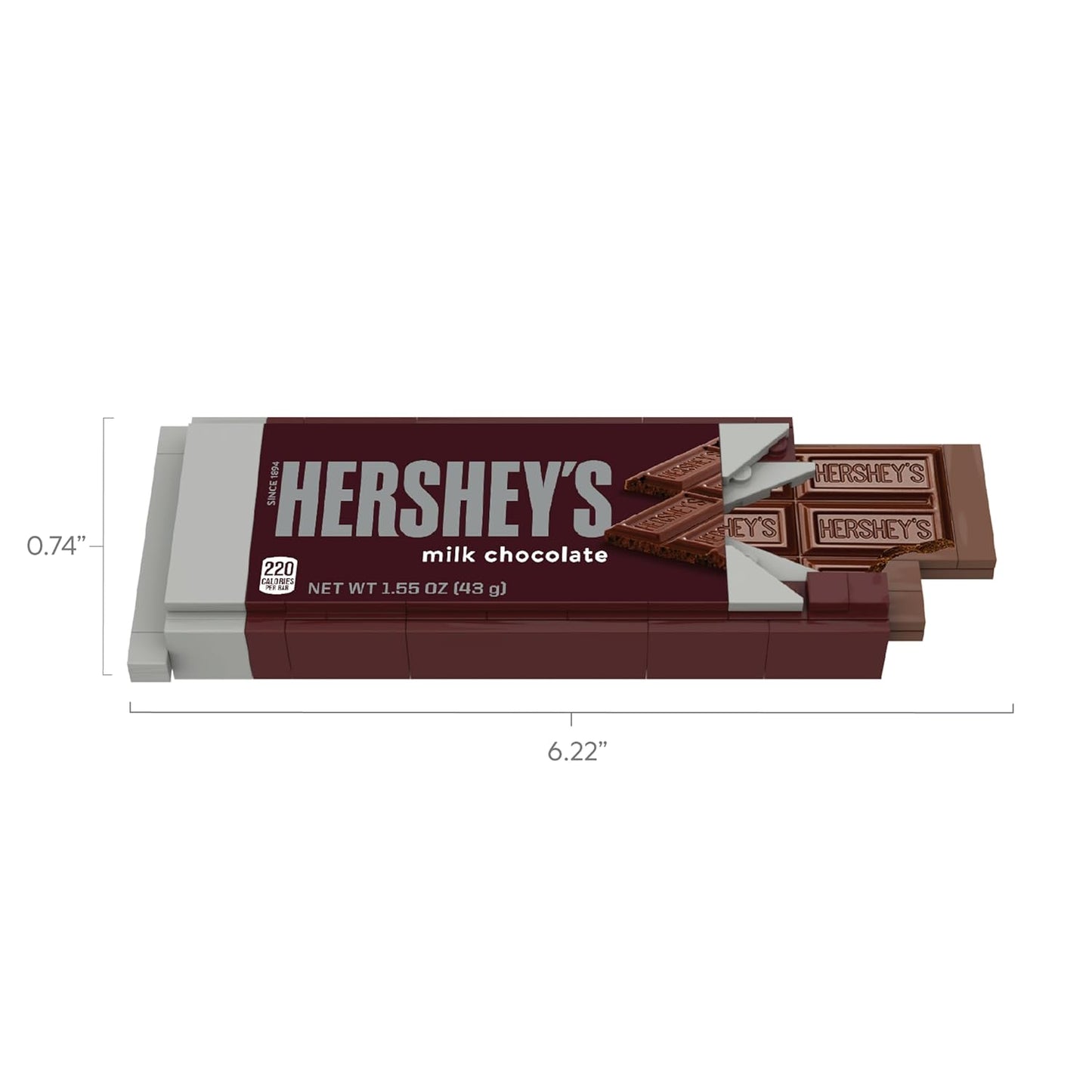 Hershey's Chocolate Bar Snap and Switch Set - 146 Pieces