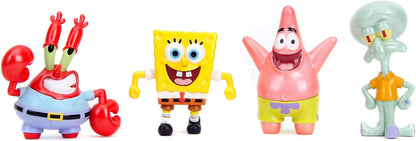 Jada Spongebob Squarepants 2.5" 4-Pack Die-Cast Figures