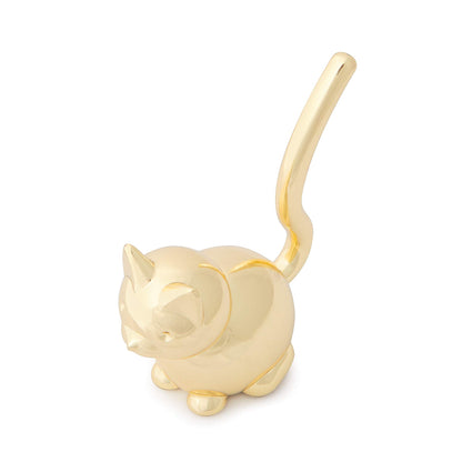 Umbra Zoola Cat Ring Metal Ring Holder Display for Jewelry, Brass