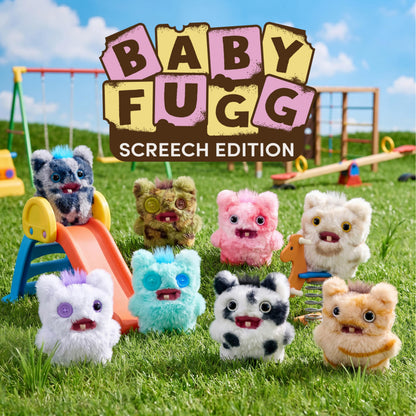 Fuggler Baby Fugg Screech Edition 8-Pack Collectible Plush Toys