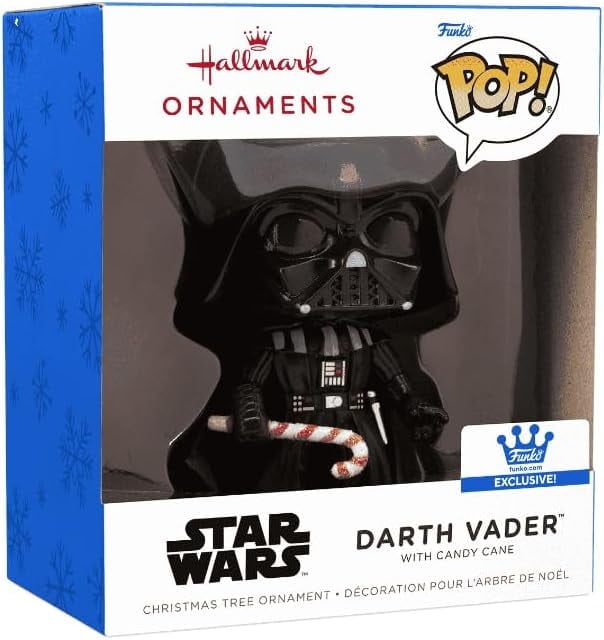 Hallmark Funko POP! Star Wars Darth Vader with Candy Cane Christmas Ornament