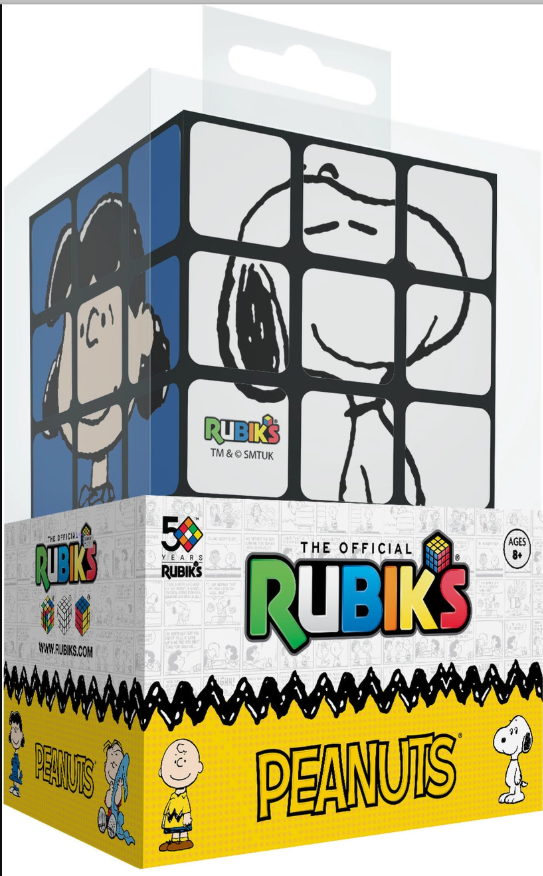 Rubiks Cube Peanuts Classic Characters Themed 3x3 Speed Cube