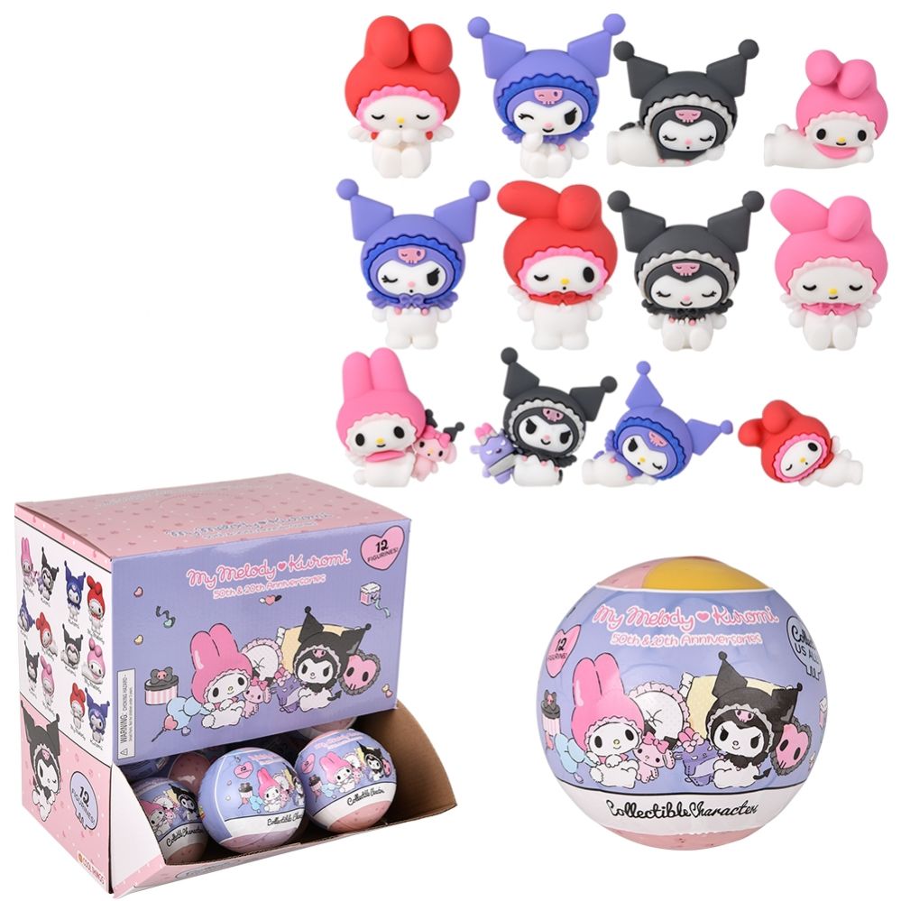 Sanrio My Melody and Kuromi Mystery 2-pack Mini Figures