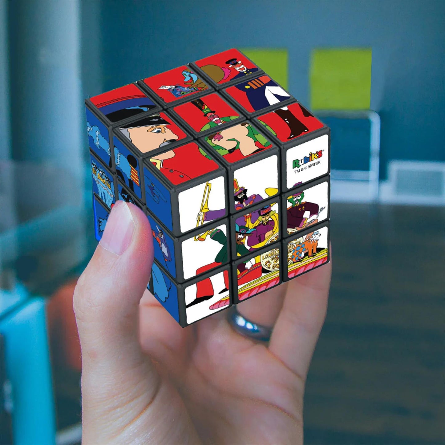 The Beatles x Rubik's Yellow Submarine 3" x 3" Cube