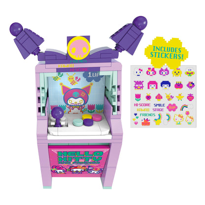 Brickcraft Hello Kitty and Friends Kuromi Arcade Building Set – 111 Pieces