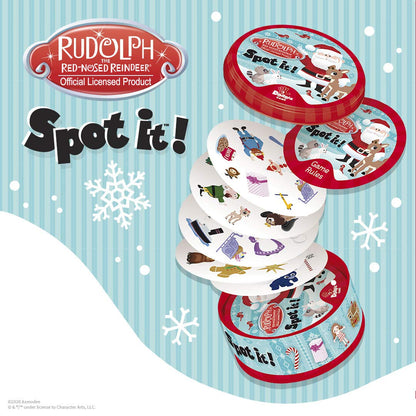 USAOPOLY Spot It! Rudolph The Red-Nosed Reindeer Game