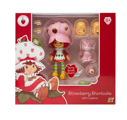 Boss Fight Studio Strawberry Shortcake with Custard the Kitten, Collectible Figure