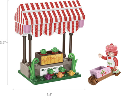 Strawberry Shortcake Produce Stand Build Set & Figure - 123 pieces