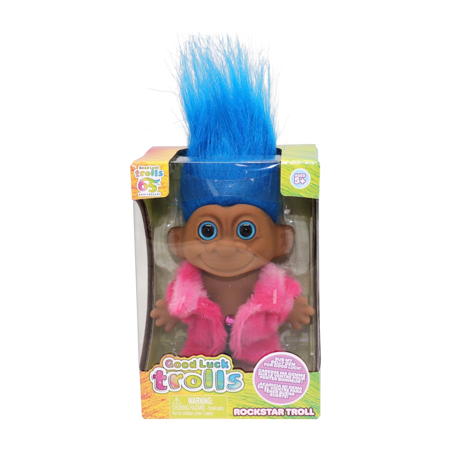 Good Luck Trolls 65th Anniversary - Rockstar Troll Doll