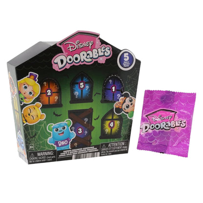 Disney Doorables Haunted Halloween Countdown Blind Box, 5 Mystery Figures