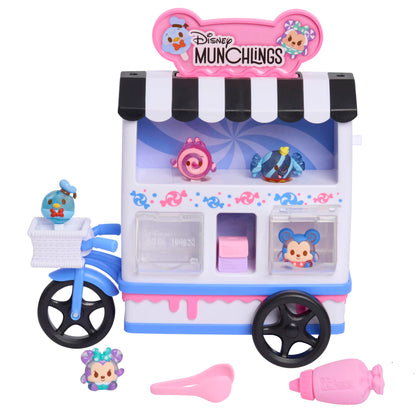 Disney Munchlings Candy Cart 13-Piece Playset with Lights