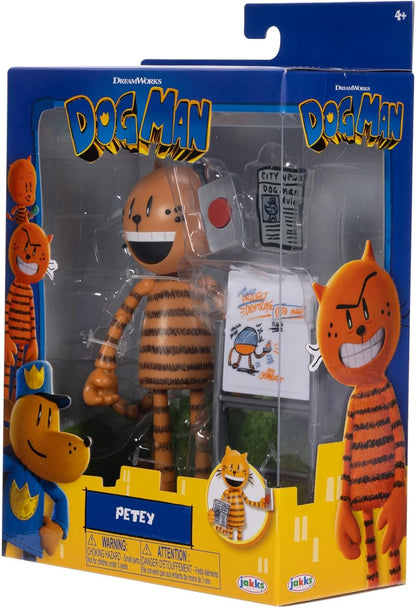 Dog Man 5 inch Petey Action Figure with 3 Accessories