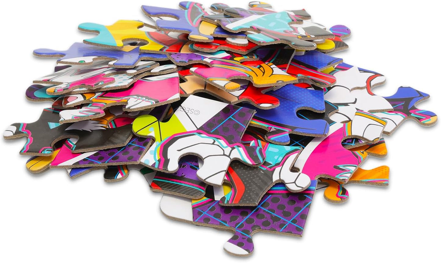 Sonic the Hedgehog 48-Piece Jigsaw Puzzle in Tin Lunch Box