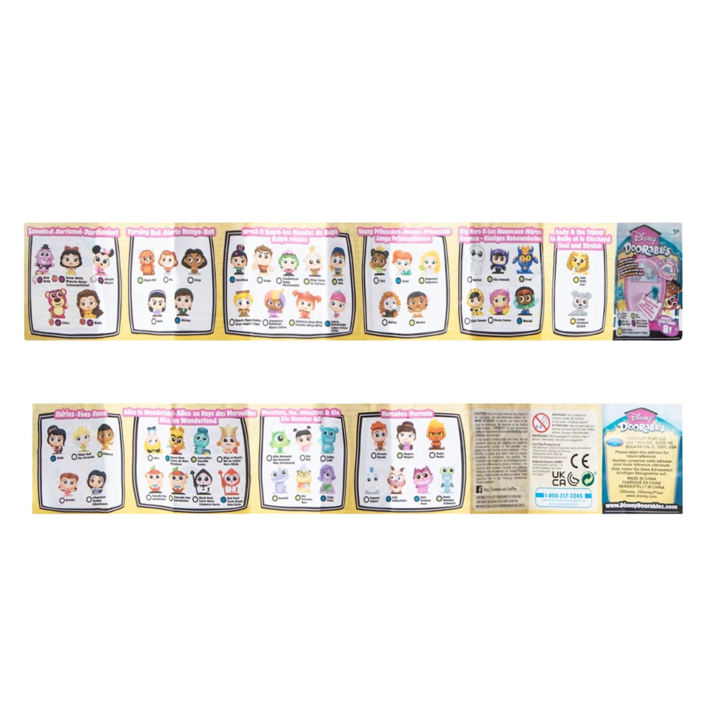 Disney Doorables Series 8 Christmas Countdown Pack, 5 Mystery Figures