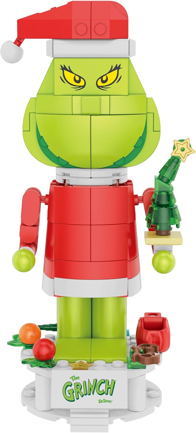 Brickcraft The Grinch Dr. Seuss Nutcracker Building Blocks Set, 208 pieces