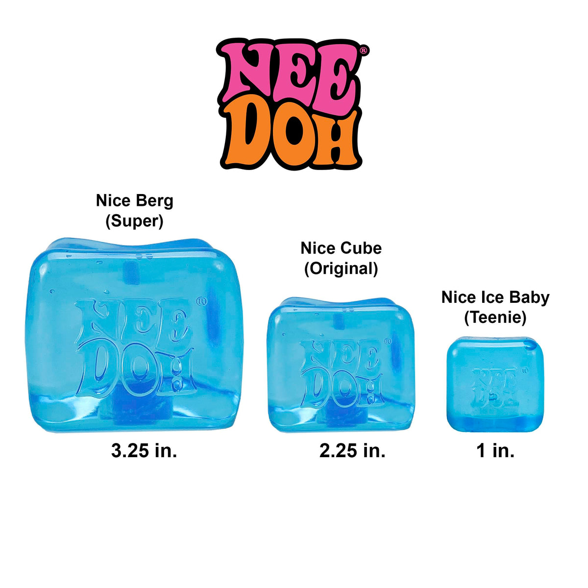 Schylling NeeDoh Nice Berg - Giant Super Solid Squish