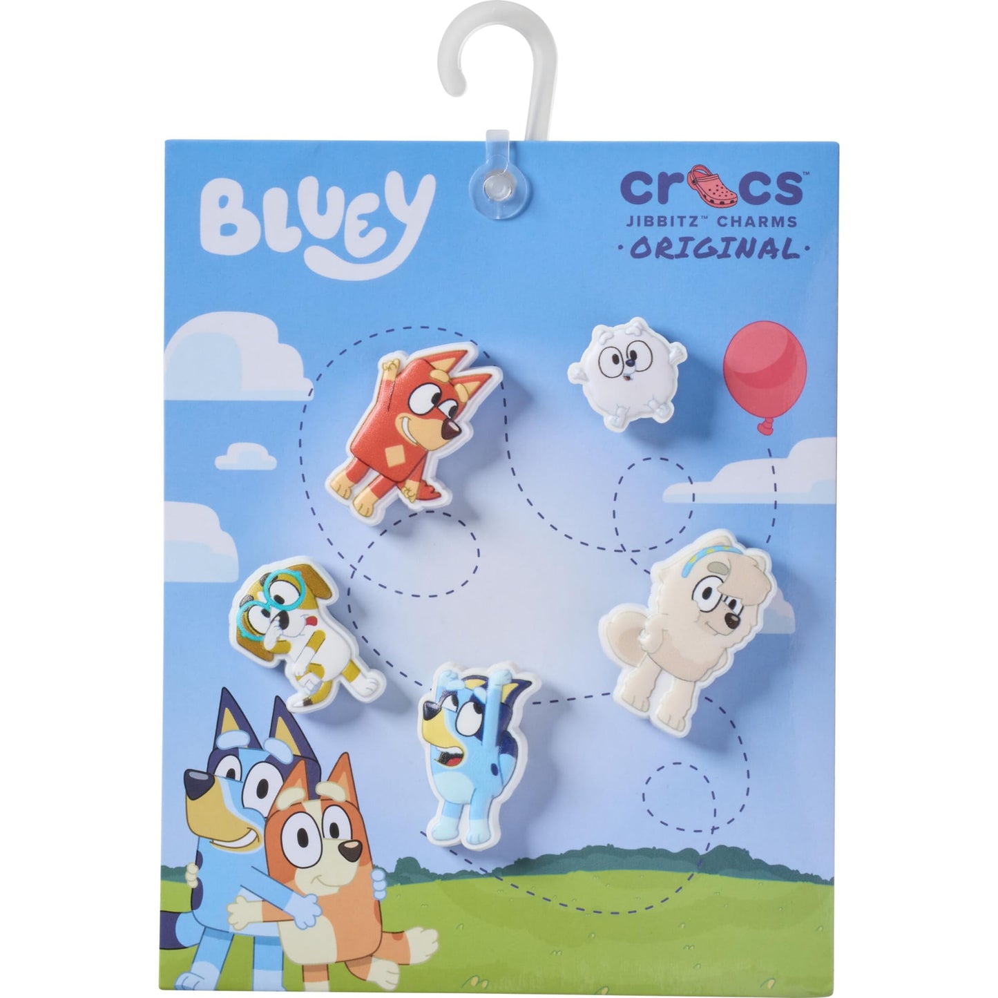 Crocs Jibbitz Bluey Character 5-Pack Shoe Charms | Jibbitz for Crocs