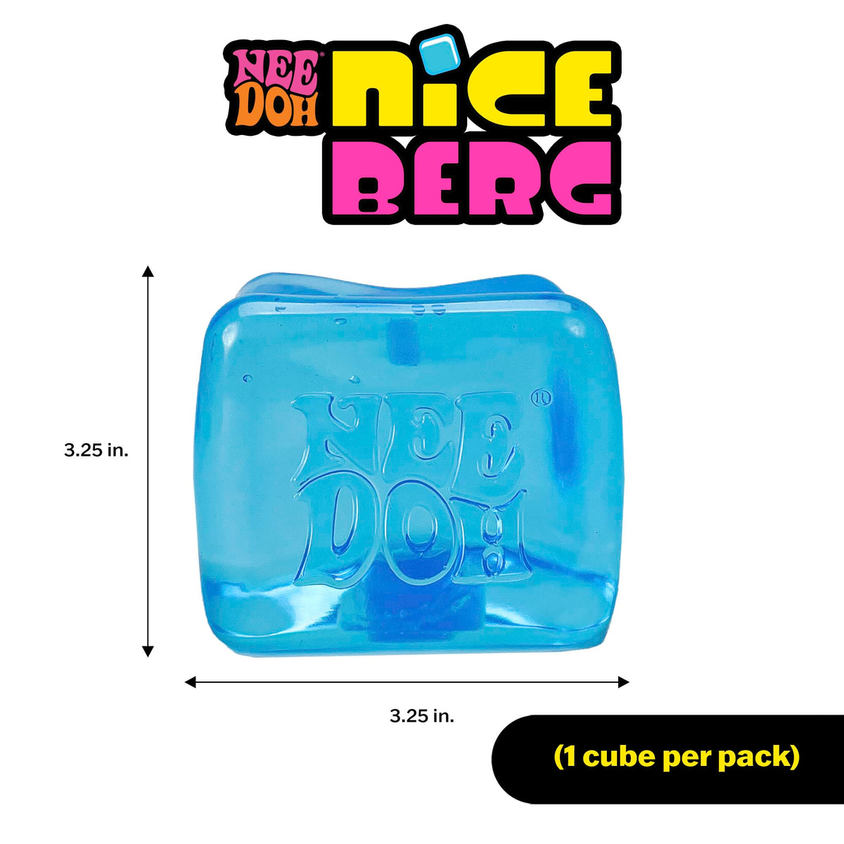 Schylling NeeDoh Nice Berg - Giant Super Solid Squish