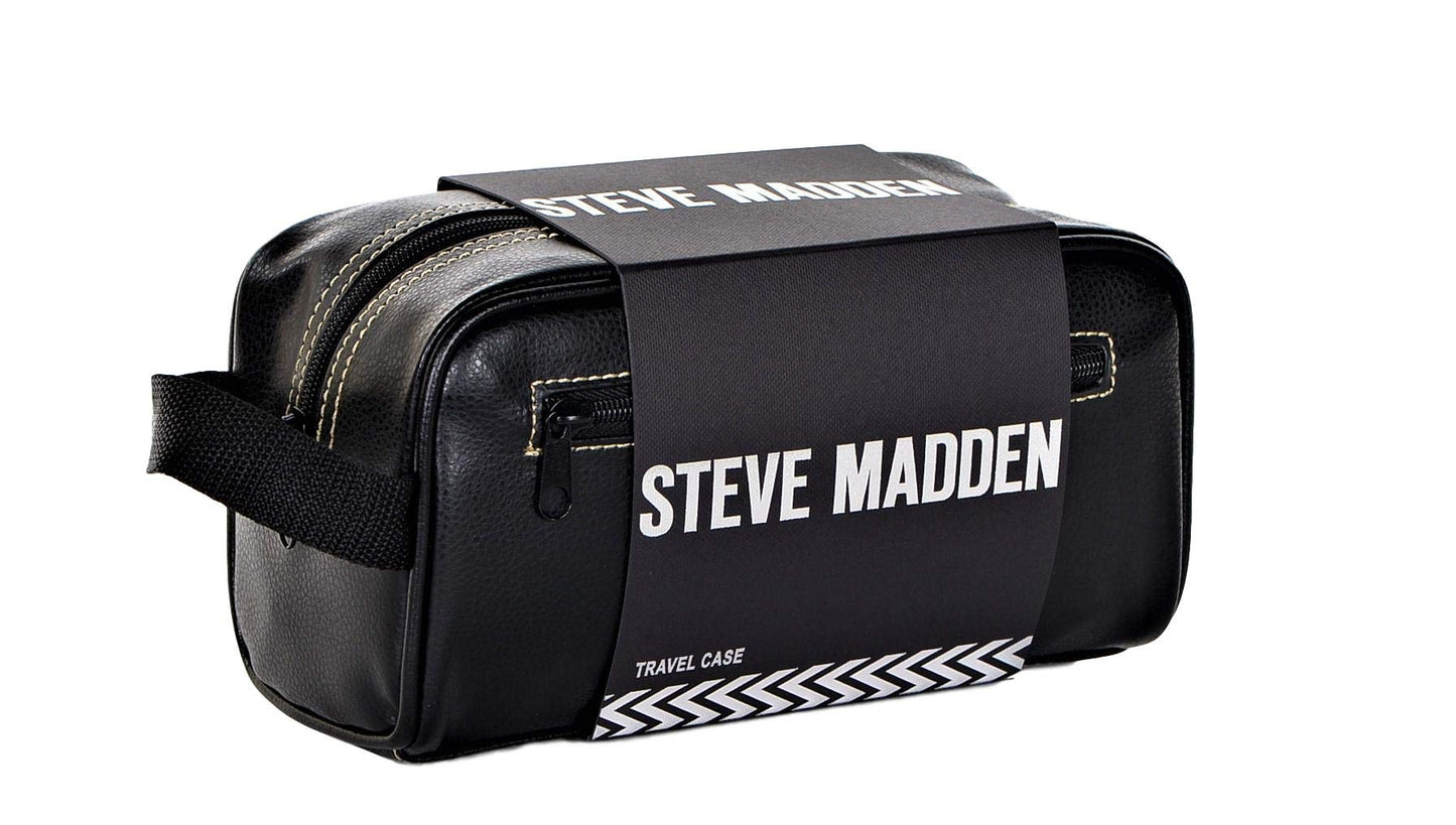 Steve Madden Men's Travel Kit, Black