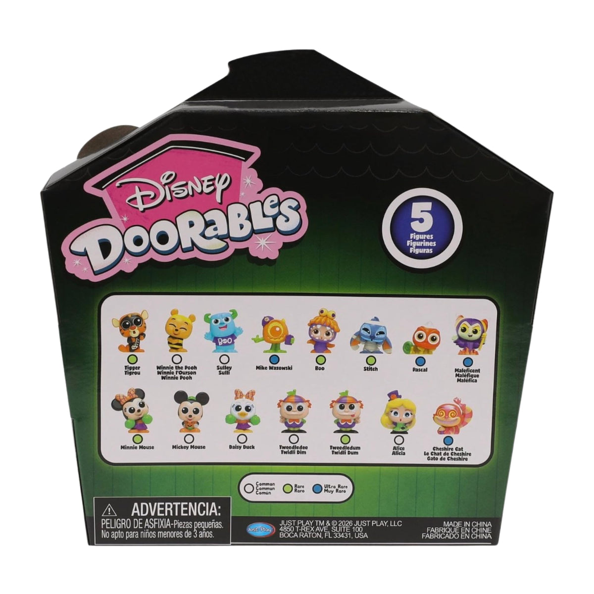 Disney Doorables Haunted Halloween Countdown Blind Box, 5 Mystery Figures