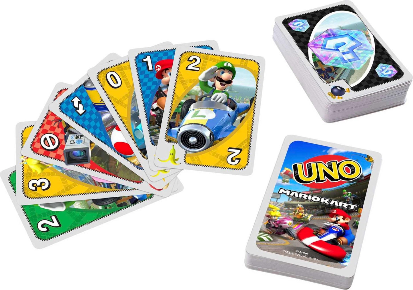 Mattel Games UNO Mario Kart Card Game