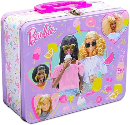 Barbie 48pc Jigsaw Puzzle in Tin Lunch Box