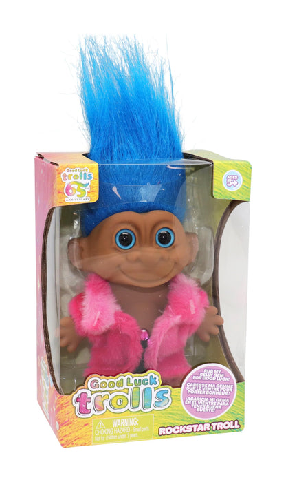 Good Luck Trolls 65th Anniversary - Rockstar Troll Doll