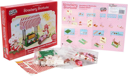 Strawberry Shortcake Produce Stand Build Set & Figure - 123 pieces