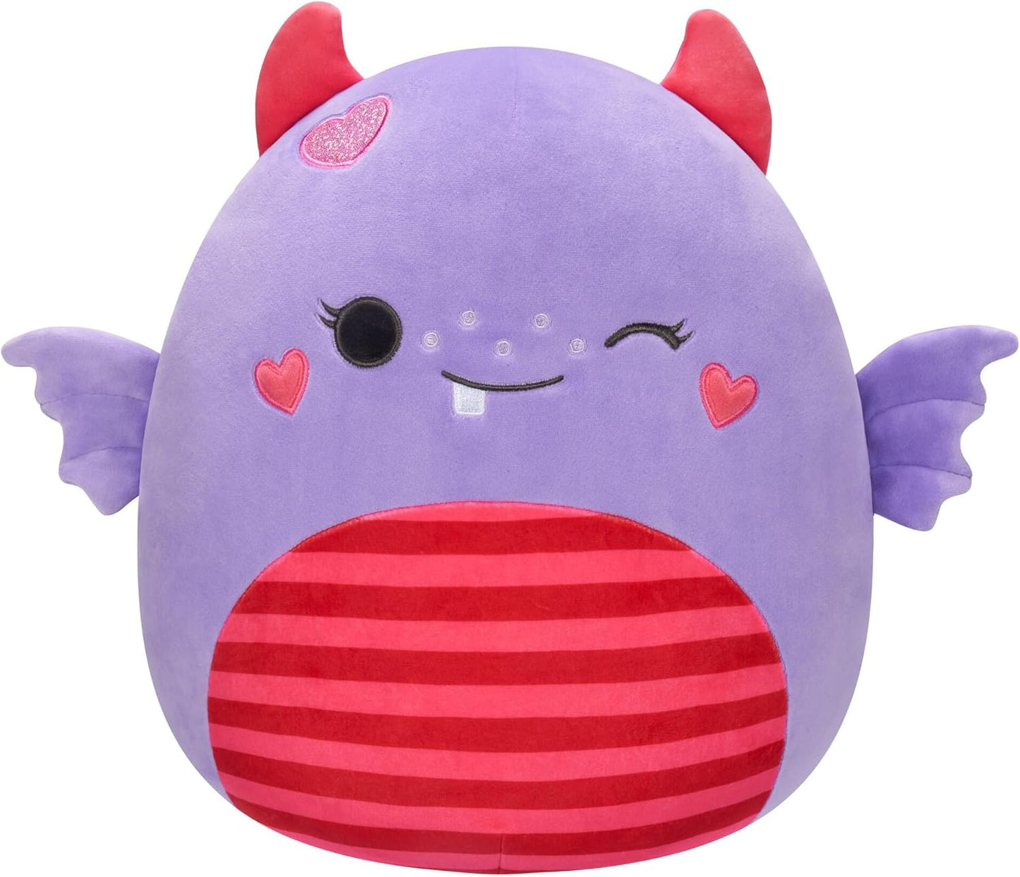 Squishmallows 8" Valentines Atwater the Winking Lavender Monster