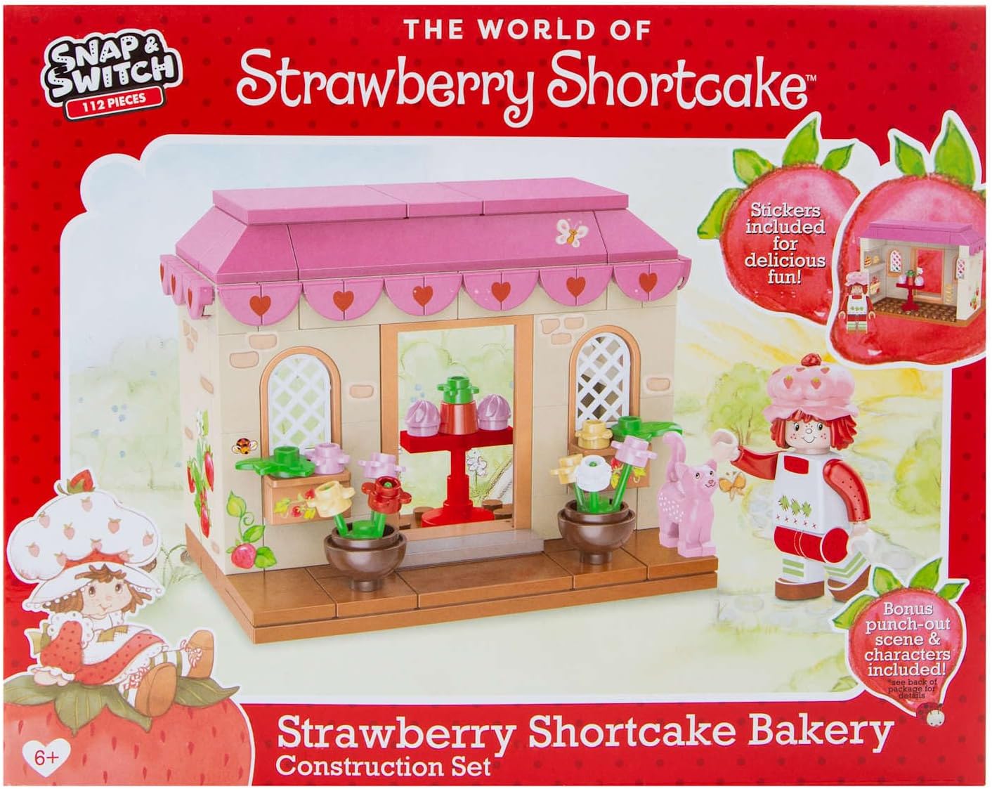 Strawberry Shortcake Bakery Build Set & Figure - 112 pieces