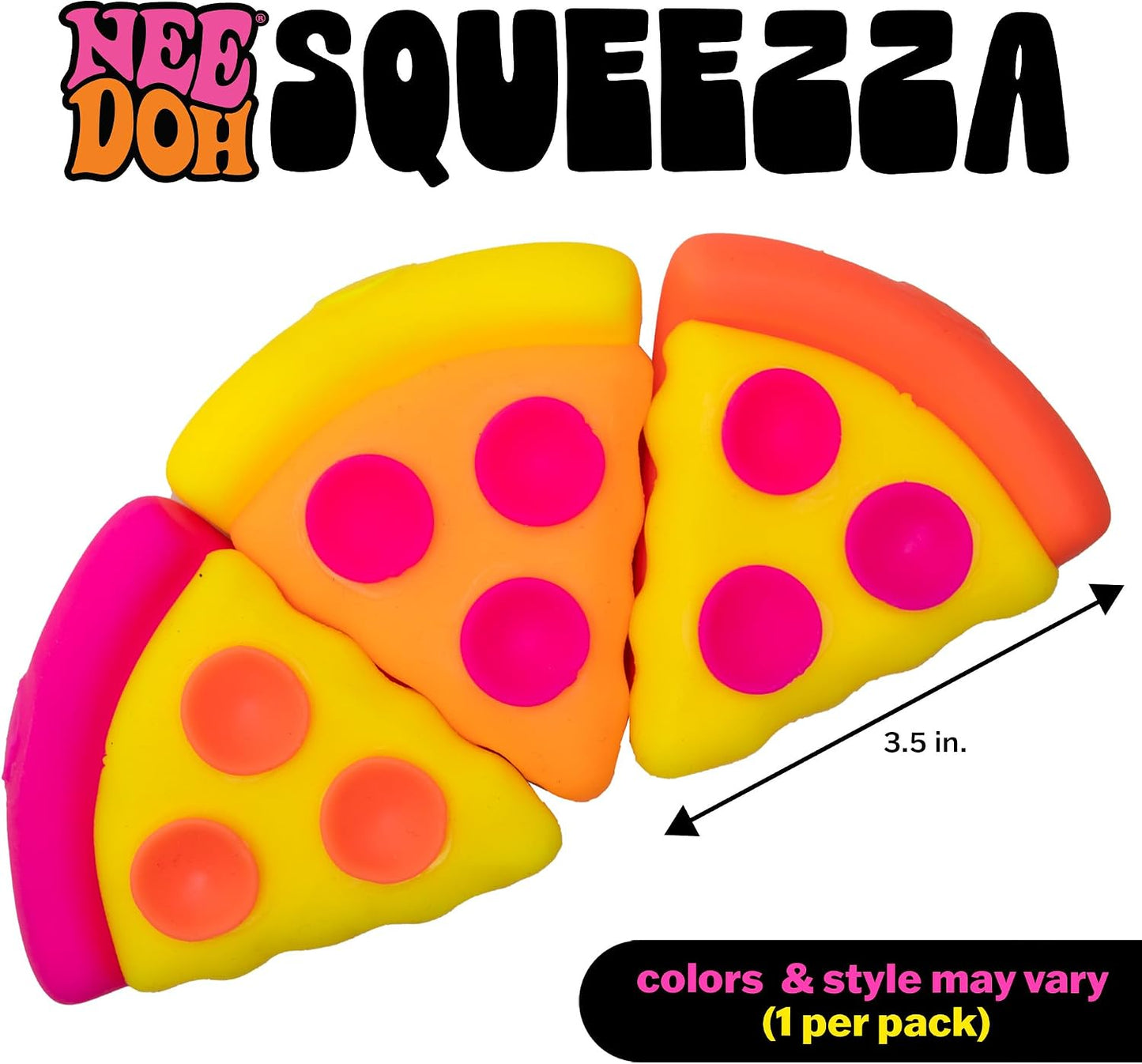 Schylling Needoh Squeezza Sensory Squeeze Toy - Colors May Vary