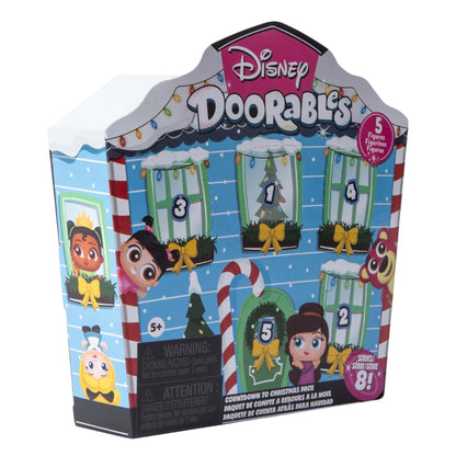 Disney Doorables Series 8 Christmas Countdown Pack, 5 Mystery Figures
