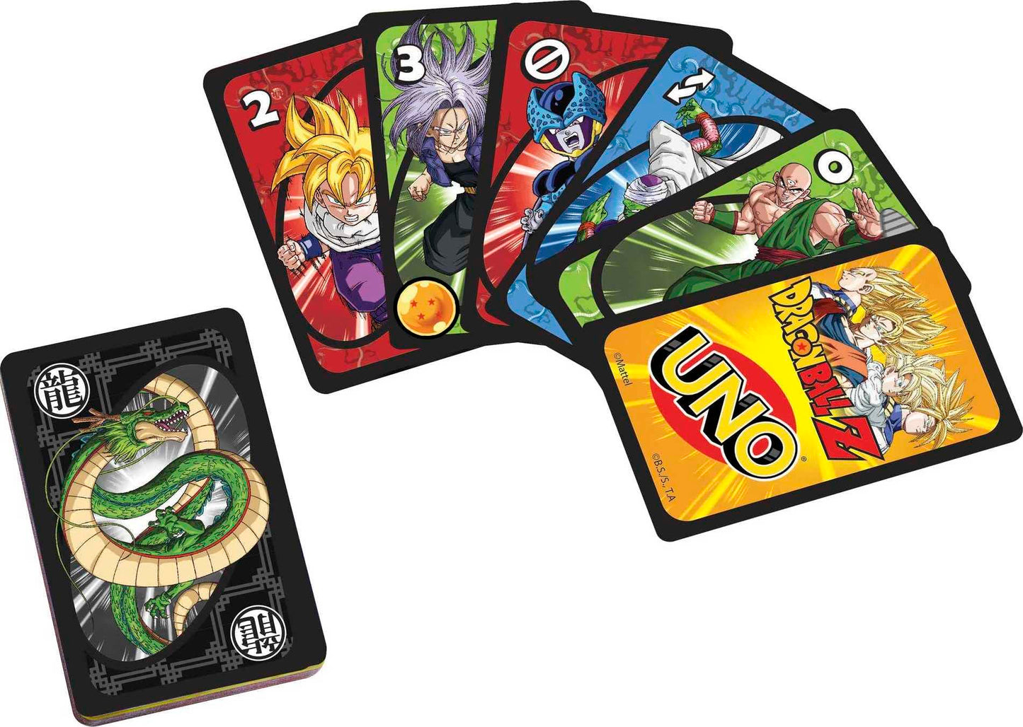 Mattel Games UNO Dragon Ball Z Card Game Japanese Manga Theme
