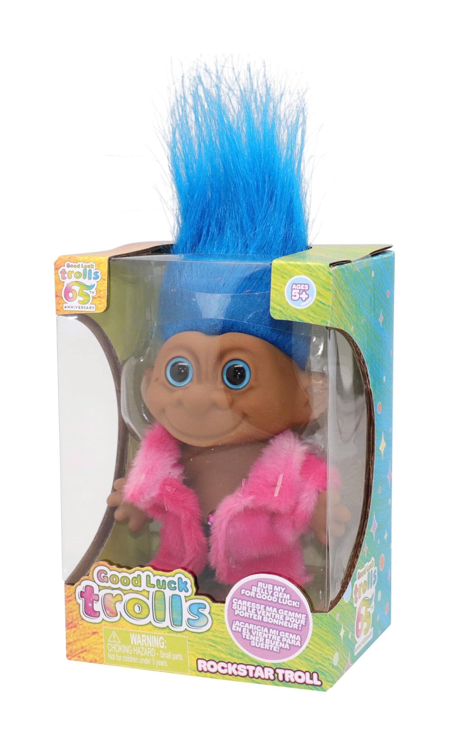 Good Luck Trolls 65th Anniversary - Rockstar Troll Doll