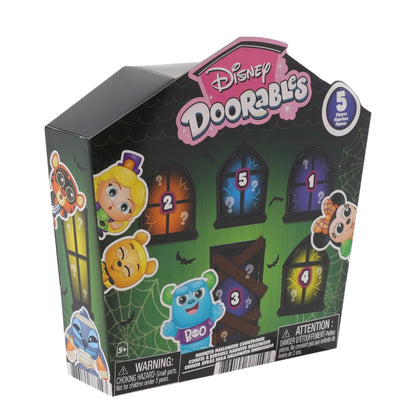 Disney Doorables Haunted Halloween Countdown Blind Box, 5 Mystery Figures