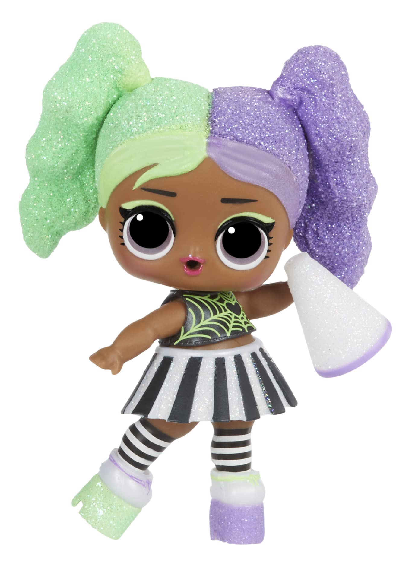 L.O.L. Surprise! Limited Edition Glitter Glow Doll Cheer Boo with 7 Surprises