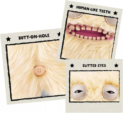ZURU Fuggler Butt Ugly Pets 9-inch Mr Buttons Golden Retriever Plush Toy
