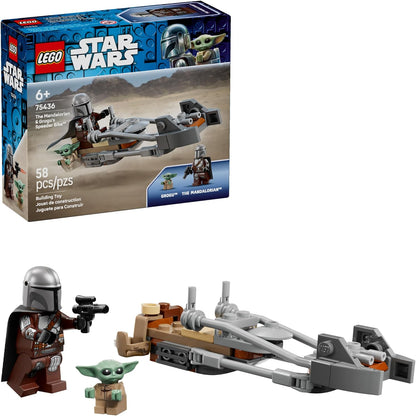 LEGO Star Wars The Mandalorian & Grogu’s Speeder Bike - 75436