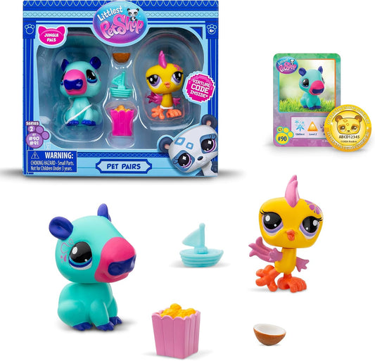 BANDAI Littlest Pet Shop Pet Pairs 2 Pack (ONE Random Variation), Series 2