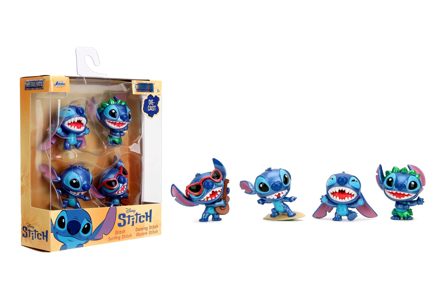 Jada Disney Stitch Metalfigs Die-Cast Figures, 2.5" Scale, Choose Figure
