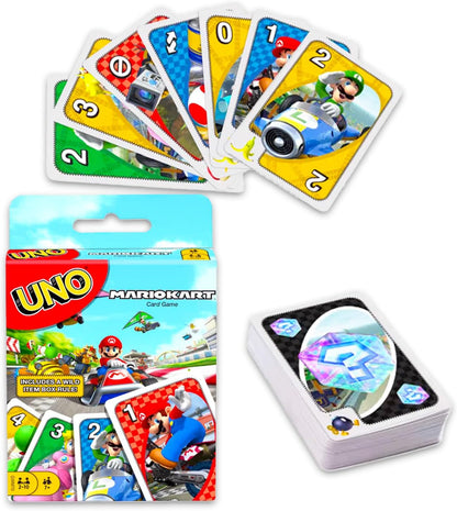 UNO Video Game Cards 3-Pack Bundle with Minecraft, Super Mario and Teenage Mutant Ninja Turtles