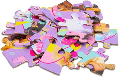 Barbie 48pc Jigsaw Puzzle in Tin Lunch Box