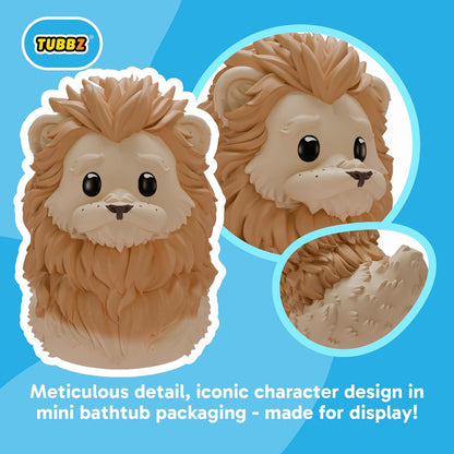 TUBBZ Mini: Wicked for Good - 2-inch Cowardly Lion Cosplaying Rubber Duck Collectible Vinyl Figure