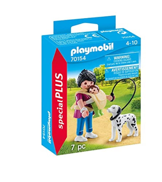 Playmobil Mama with Baby and Dog