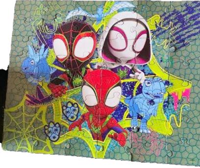 Spidey Amazing Friends Dino-Webs 48-Piece Jigsaw Puzzle in Tin Lunch Box