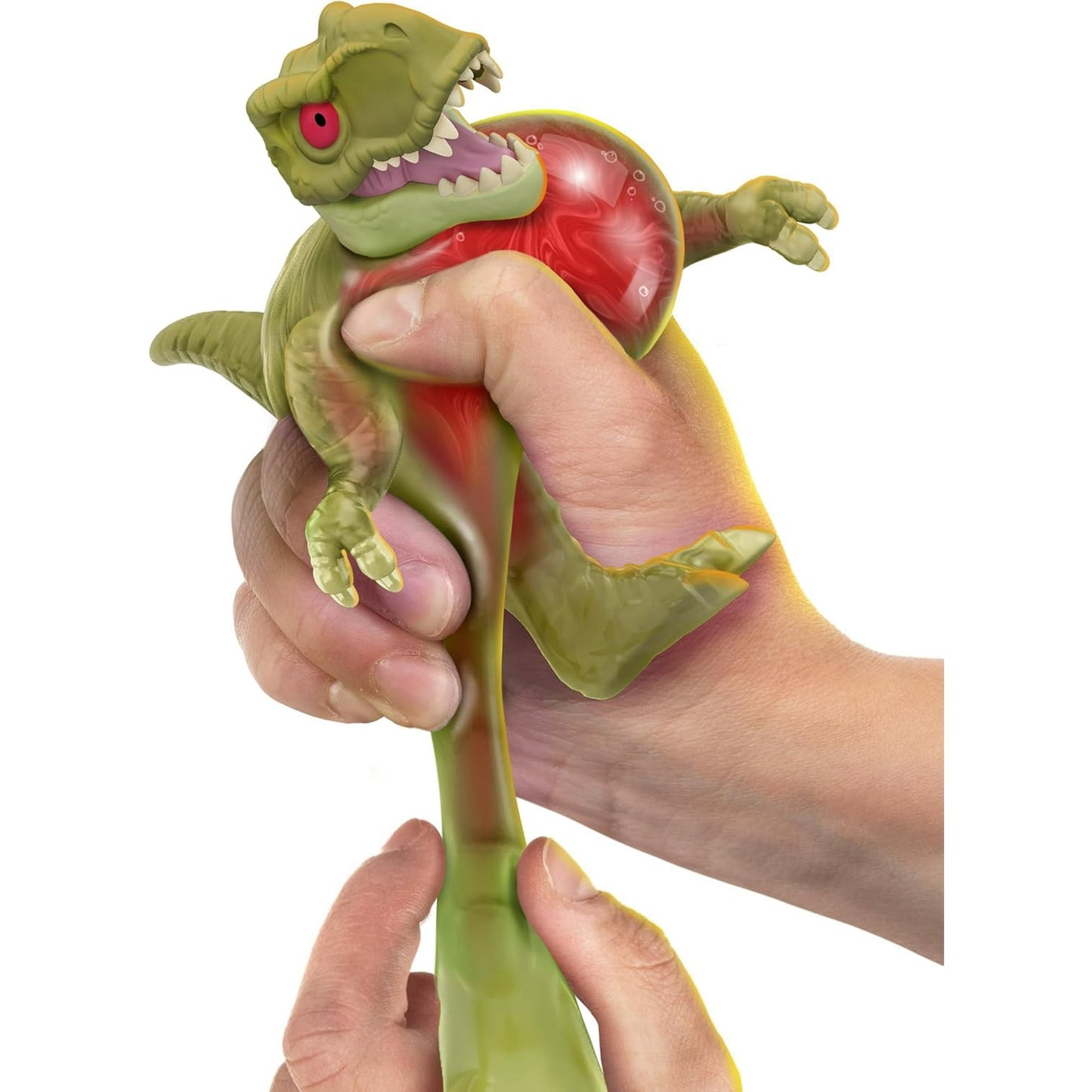 Heroes of Goo Jit Zu Jurassic World Rebirth Dino Rampage Tyrannosaurus Rex, Super Squishy and Stretchy