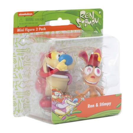 Nickelodeon Ren & Stimpy 2 Pack Mini Figure Set