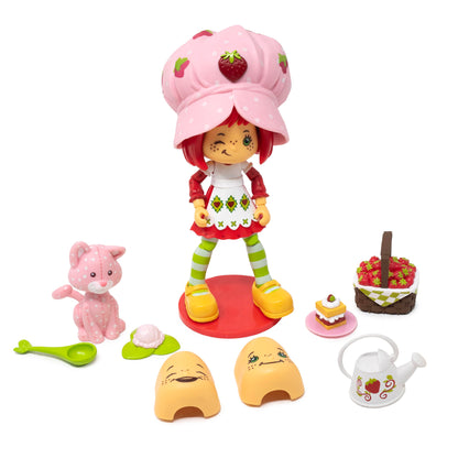 Boss Fight Studio Strawberry Shortcake with Custard the Kitten, Collectible Figure