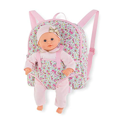 Corolle Backpack Baby Doll Carrier - Fits 12" Dolls